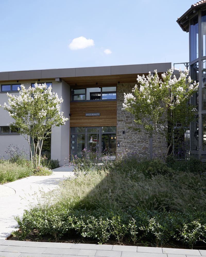 Eingang der Wild Beauty Akademie